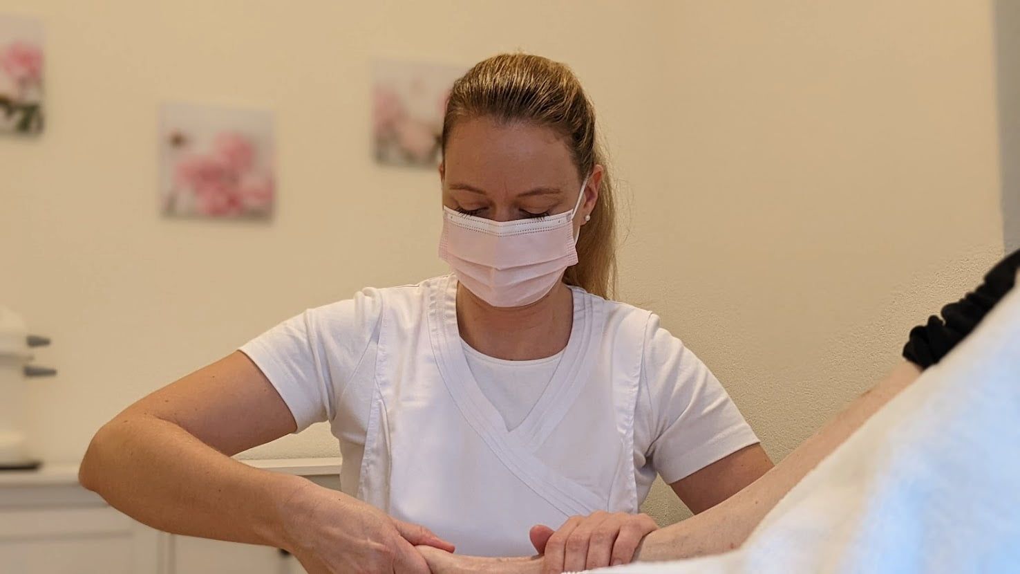 Fussbehandlung mit Fussmassage