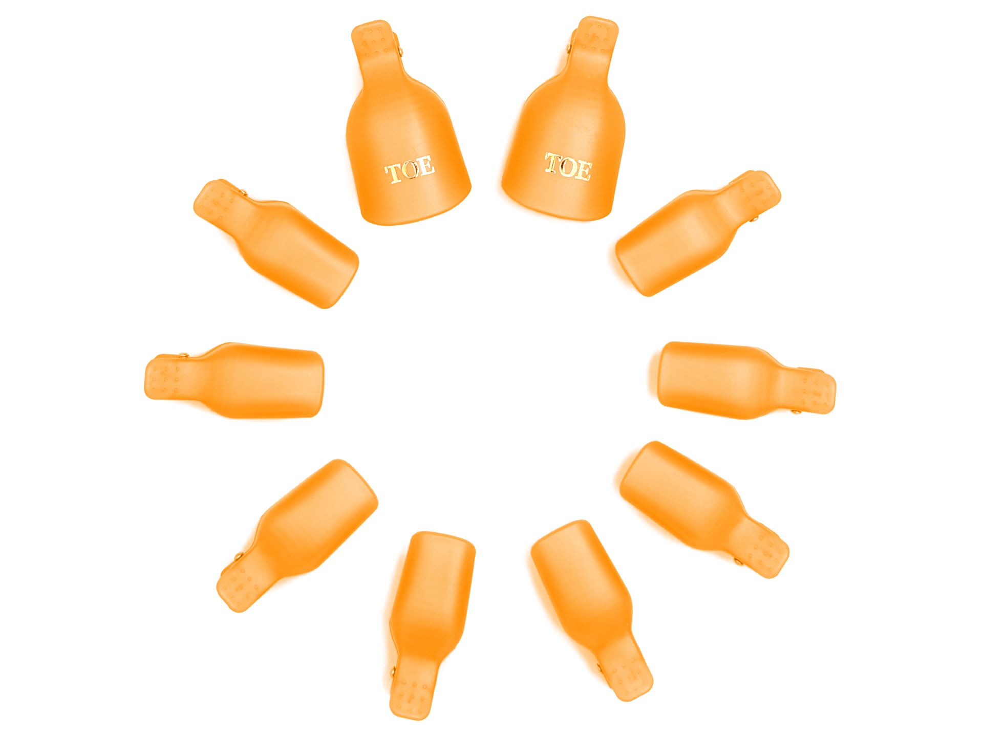 Zehenclips für Nagellack&shy;entferner