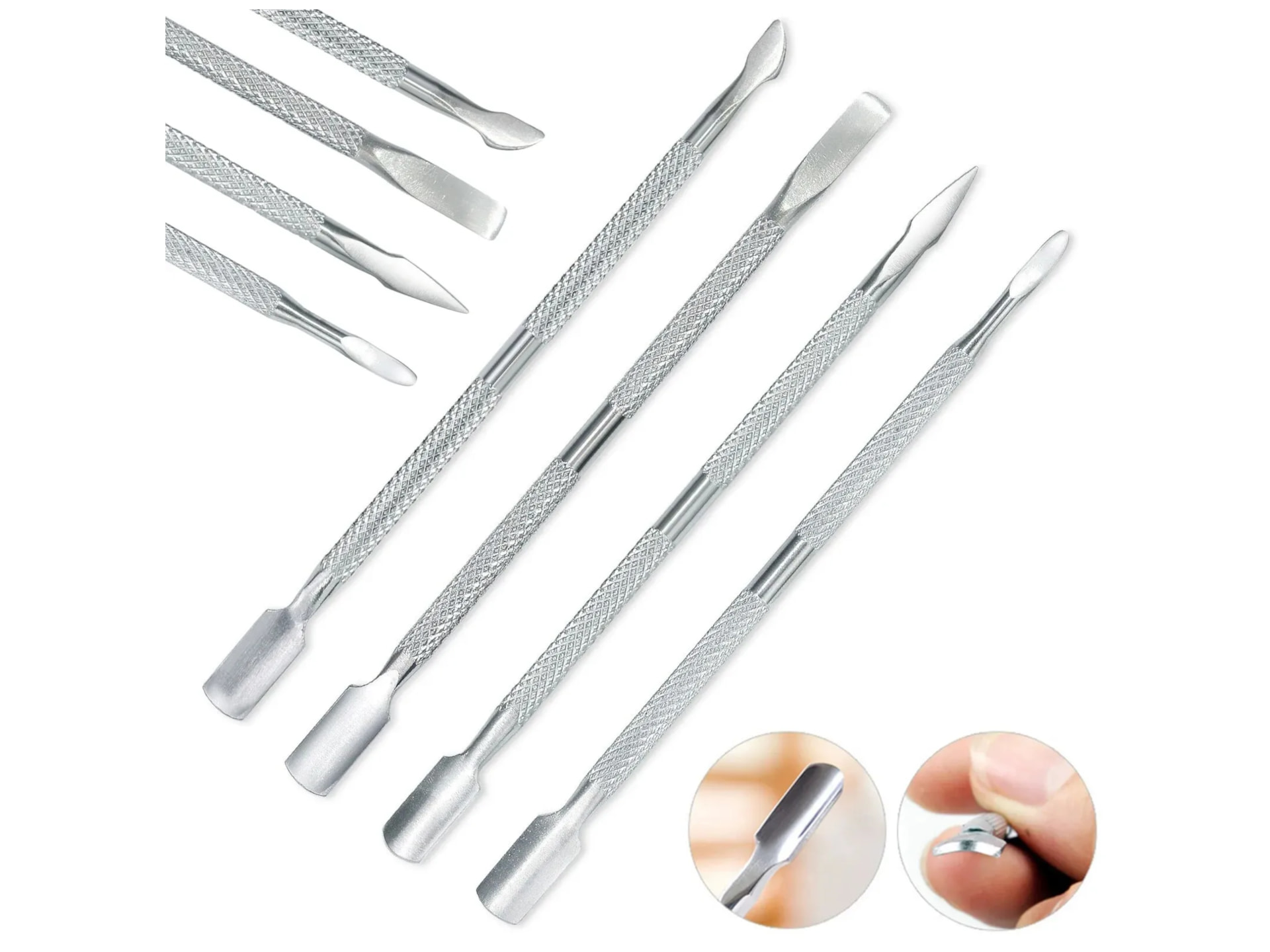 Nagelhautschieber Curette 4er-Set